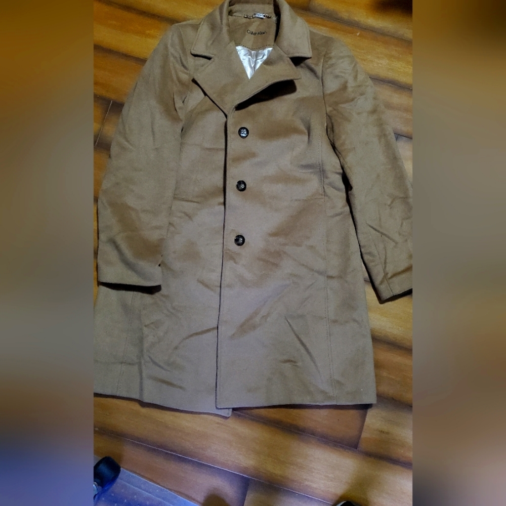 Calvin Klein Brown Trench Coat